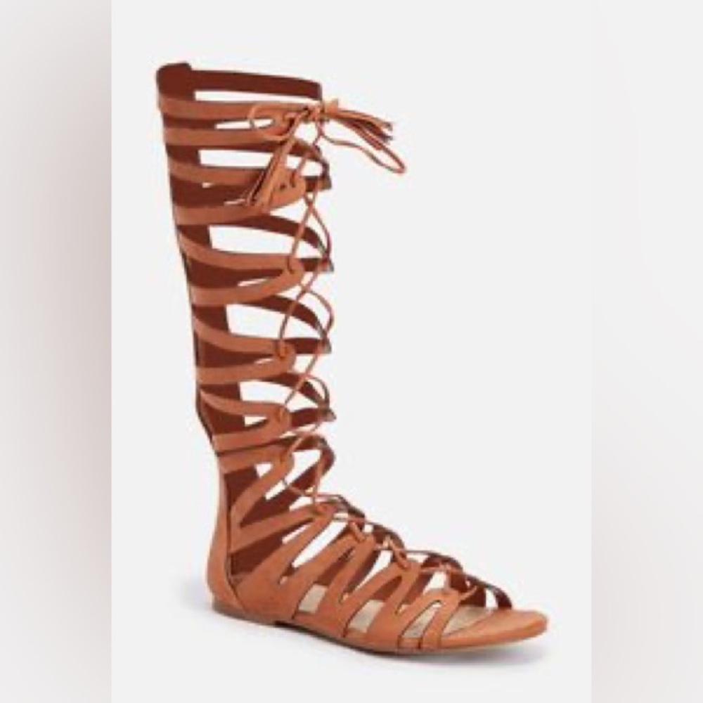 Strap Up Sandals Never Worn